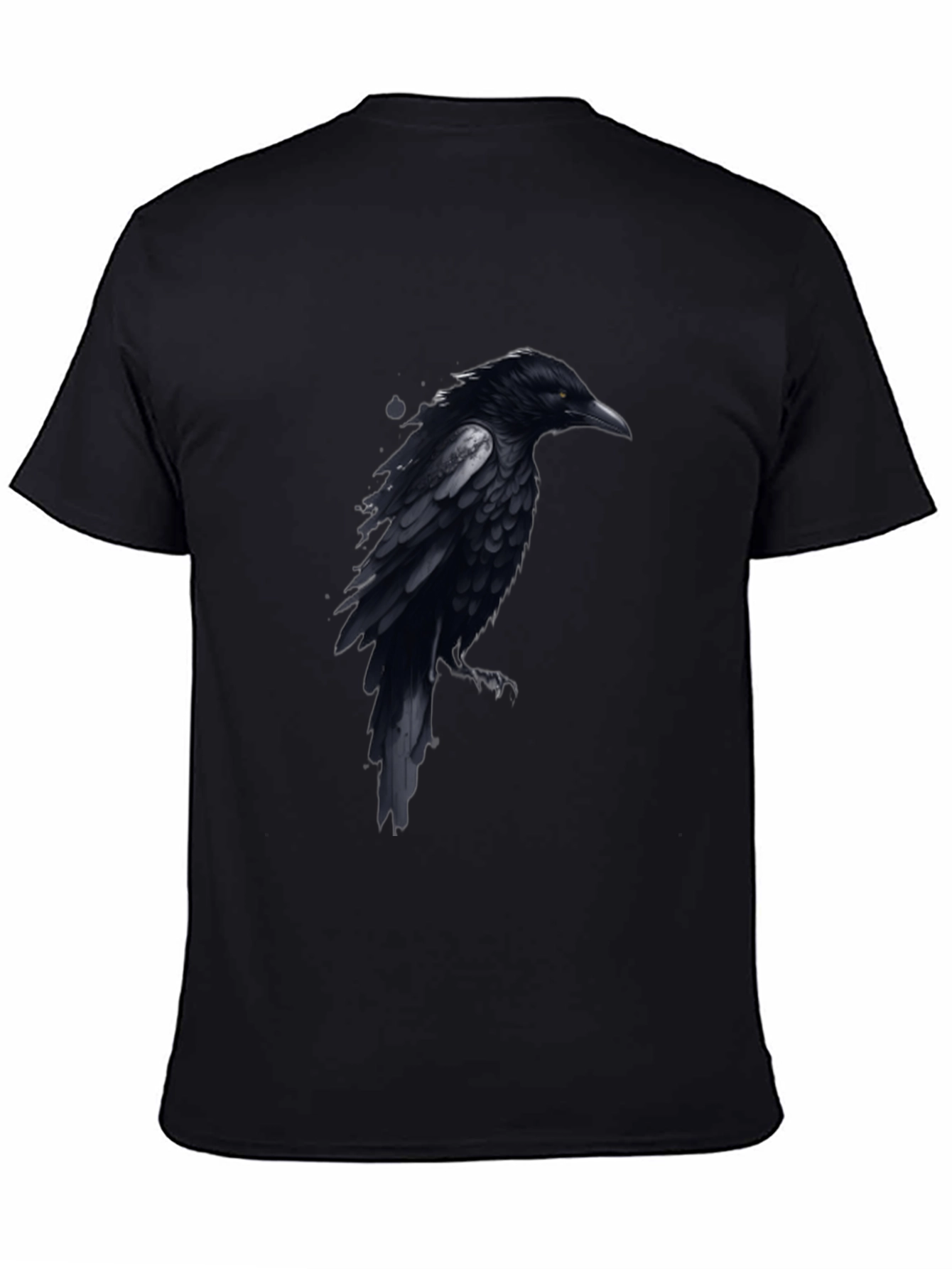 Raven Graphic Black T-Shirt