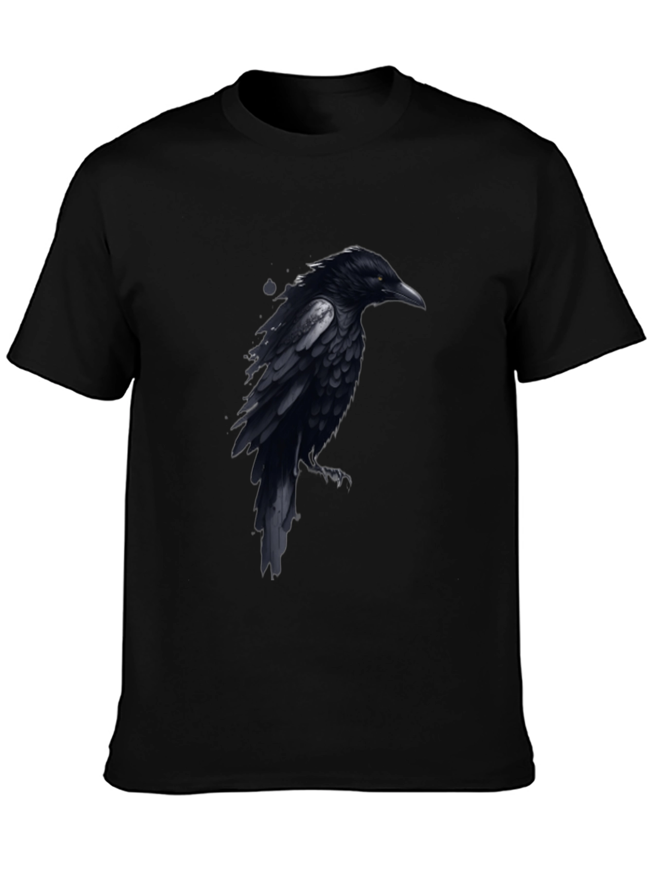 Raven Graphic Black T-Shirt