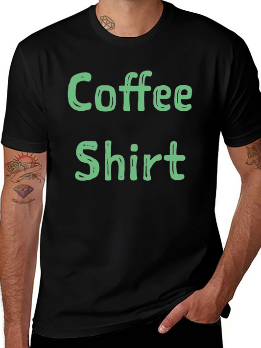 Coffee Shirt - Mens Black T-Shirt