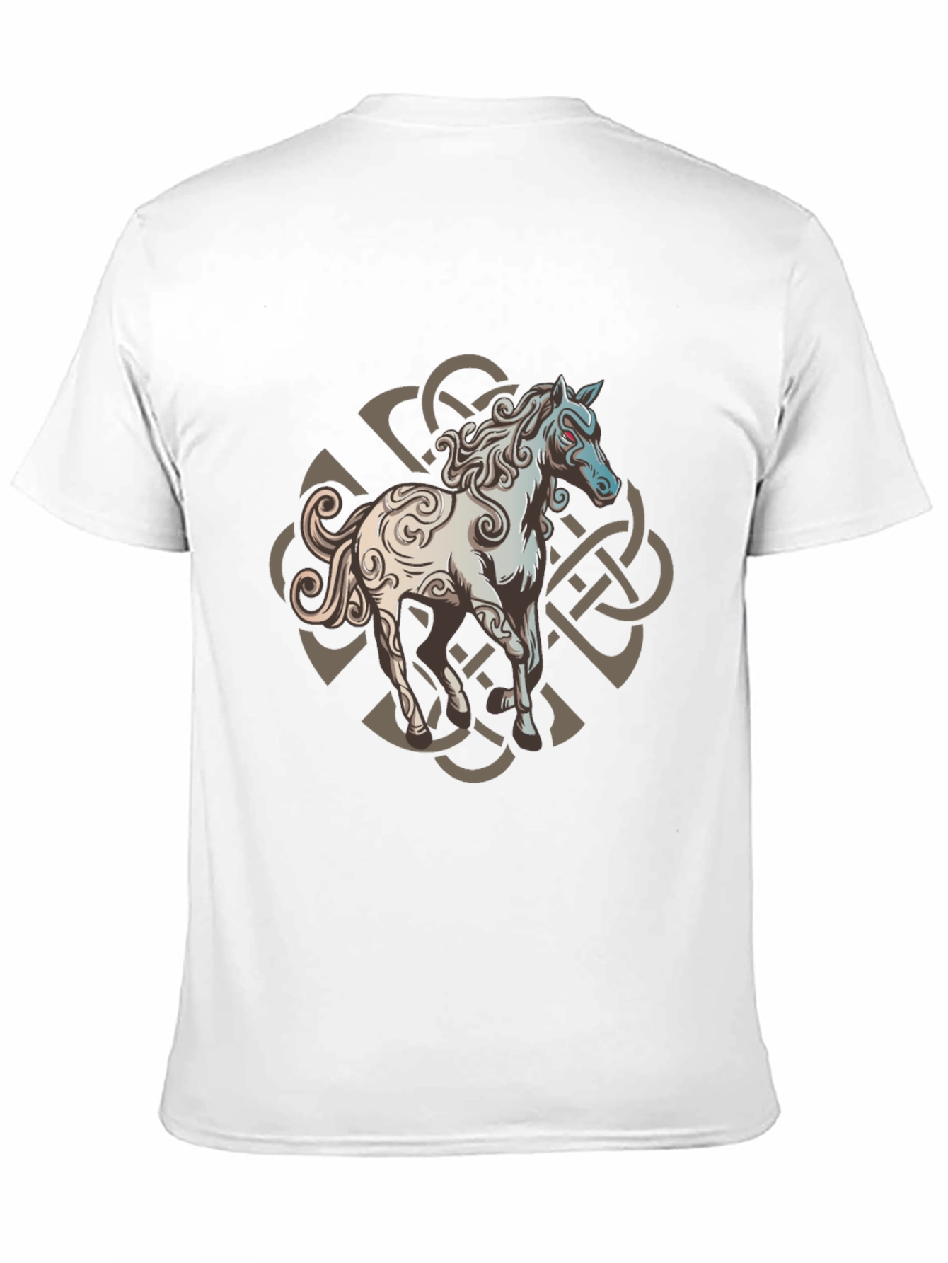 Celtic Knot Horse Graphic Tee - Black