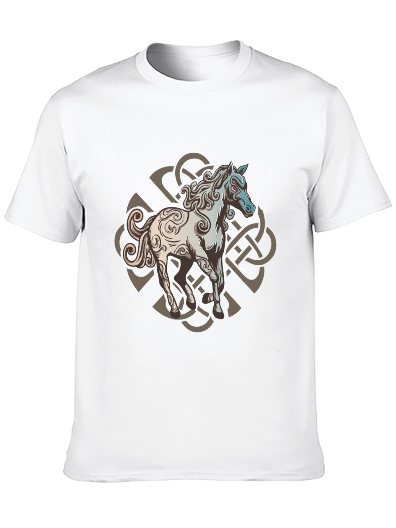 Celtic Knot Horse Graphic Tee - Black
