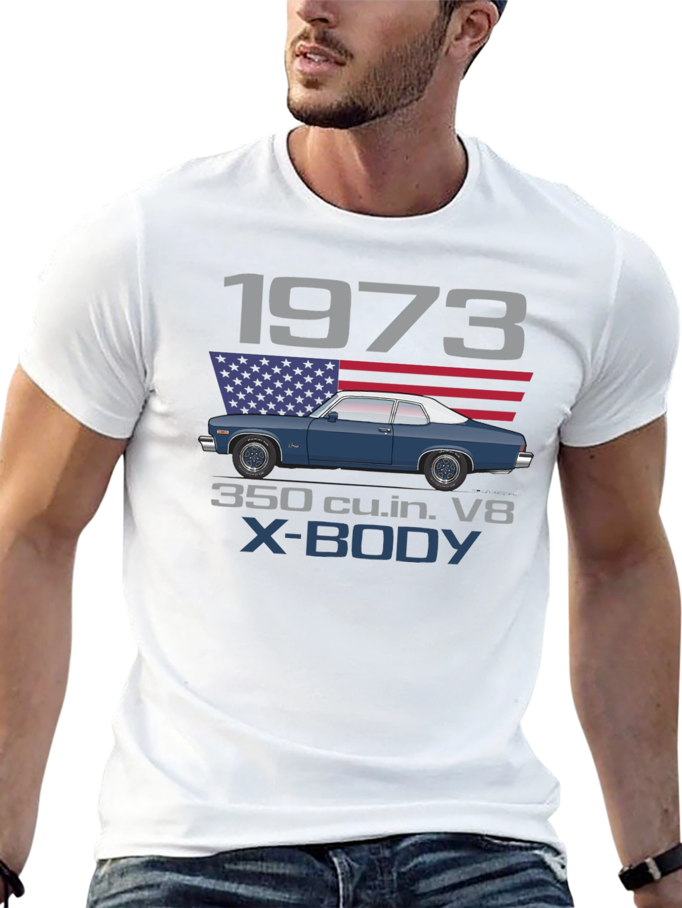 1973 Chevy Nova V8 T-Shirt