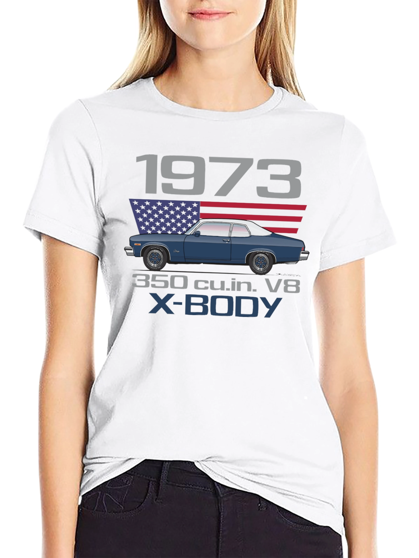 1973 Chevy Nova V8 T-Shirt