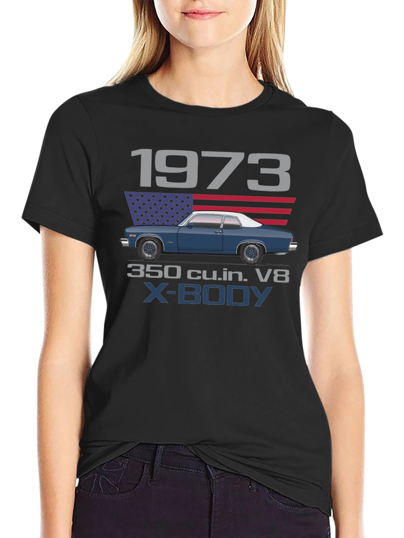 1973 Chevy Nova V8 T-Shirt