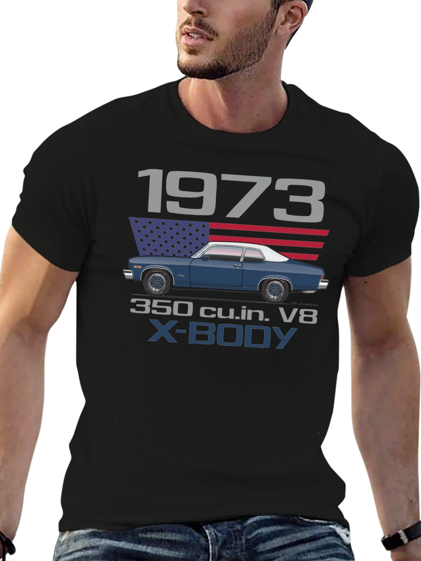1973 Chevy Nova V8 T-Shirt