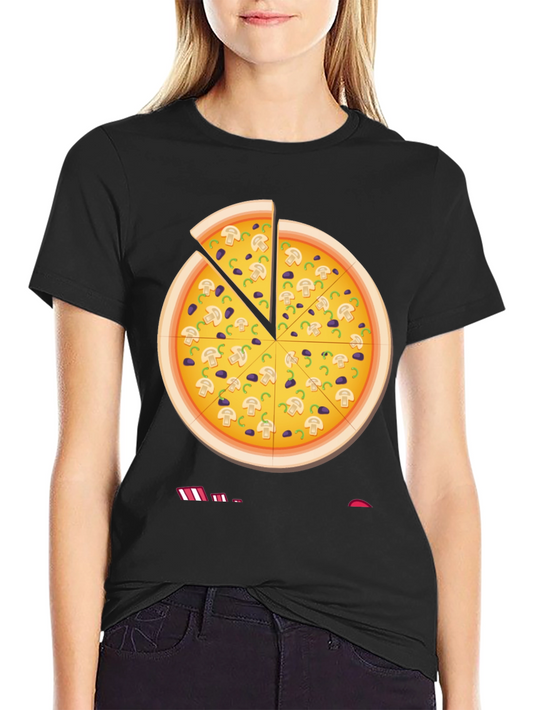 Pizza Graphic Tee - Foodie Fashion