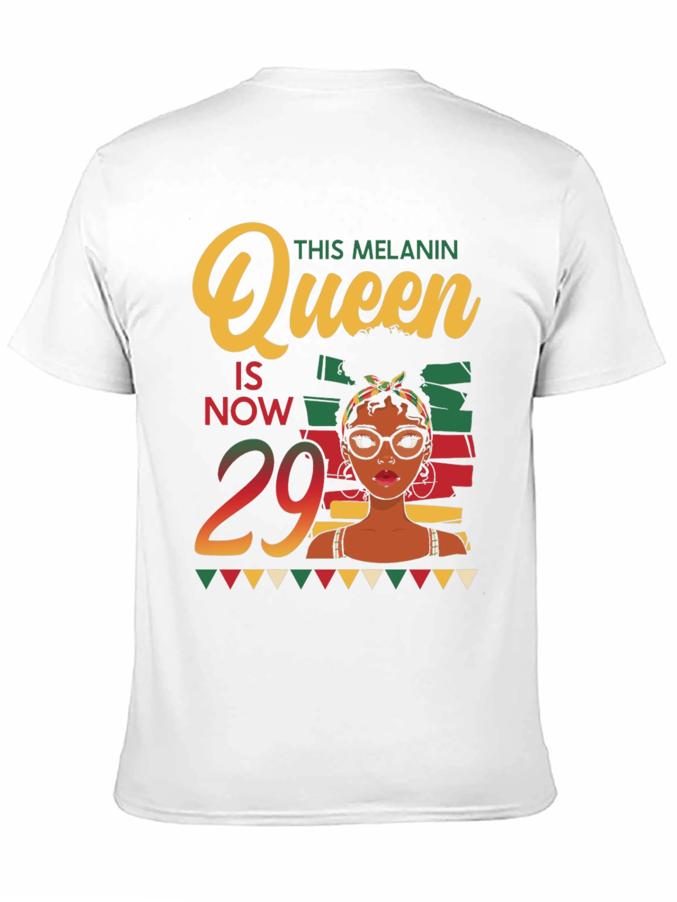 Melanin Queen 29th Birthday T-Shirt