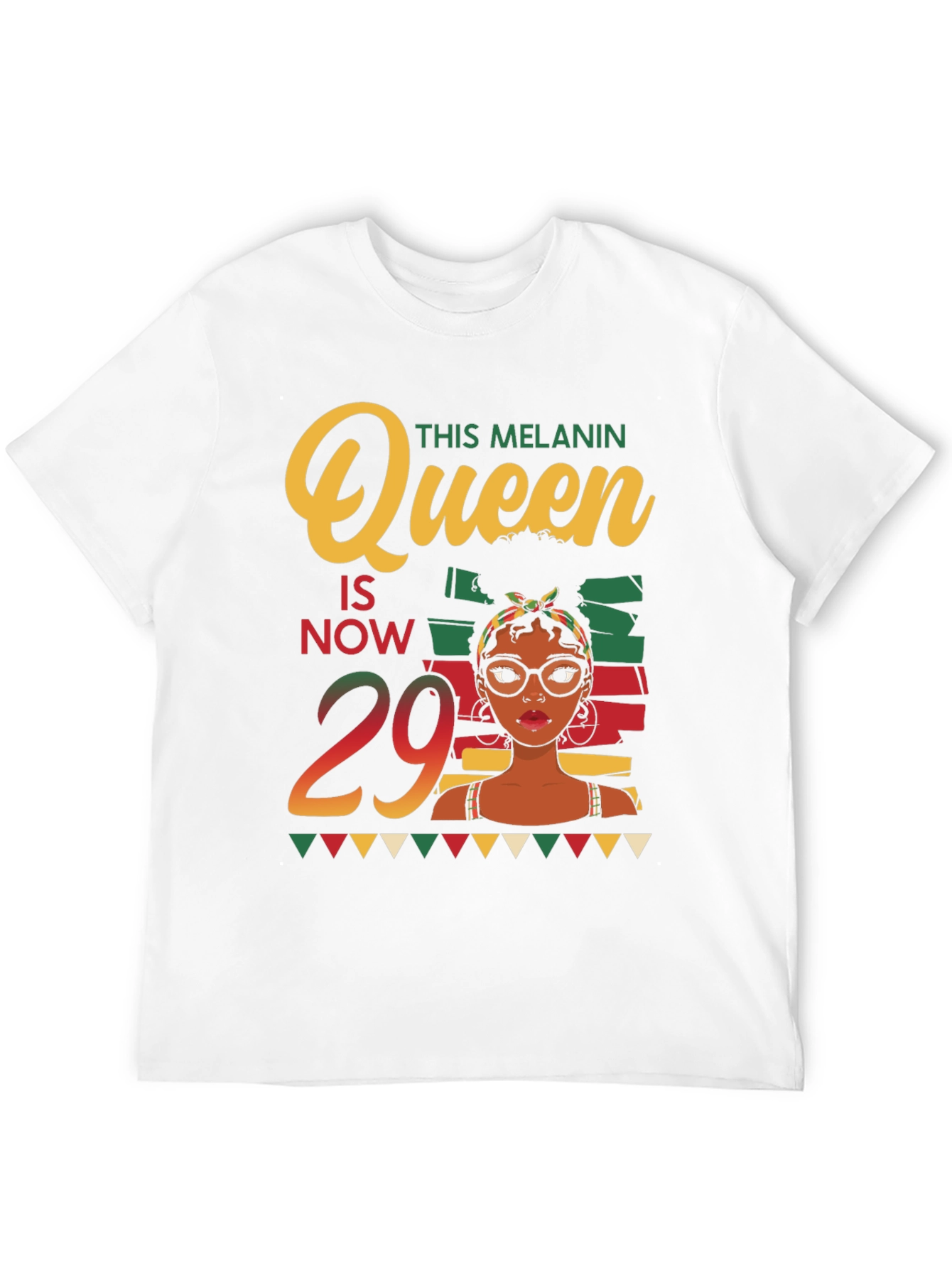 Melanin Queen 29th Birthday T-Shirt