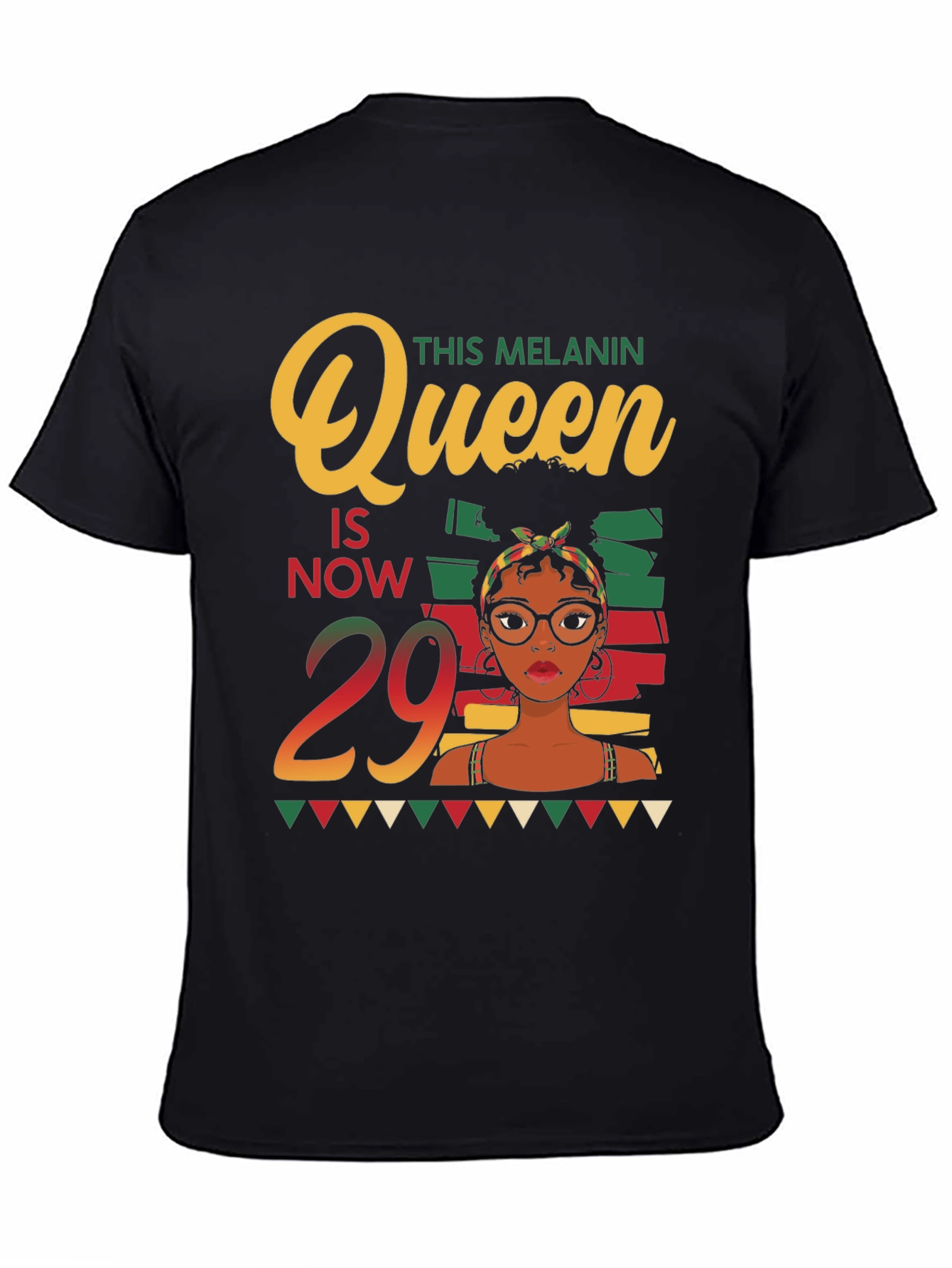Melanin Queen 29th Birthday T-Shirt