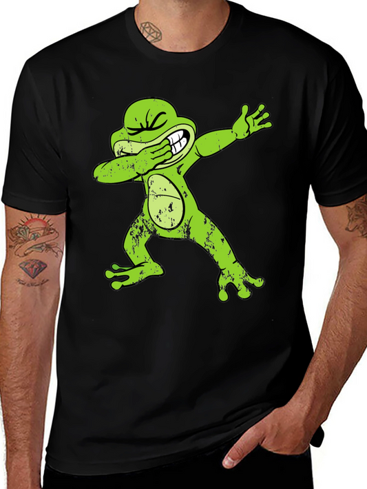 Dabbing Frog Graphic T-Shirt - Cool Trendy Tee