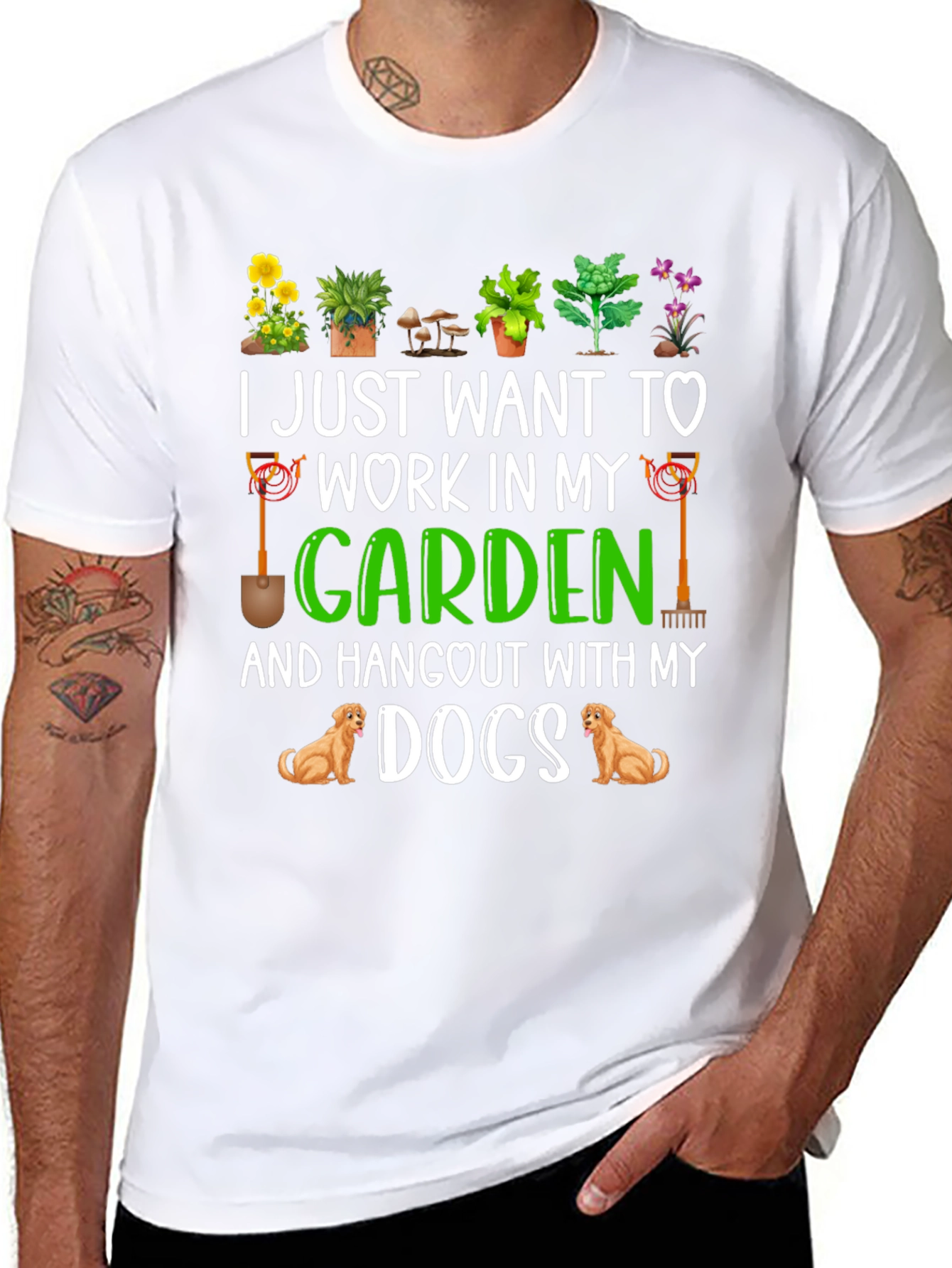 Garden & Dog Lover T-Shirt
