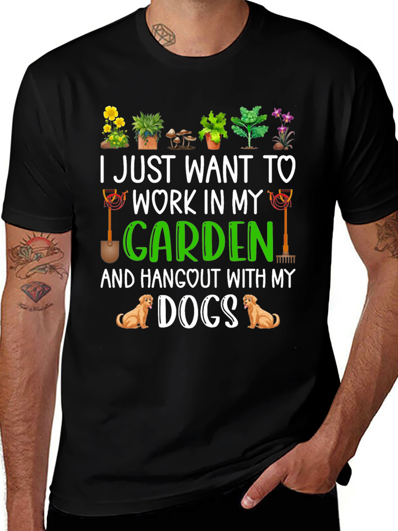 Garden & Dog Lover T-Shirt