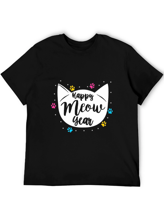 Happy Meow Year Cat T-Shirt