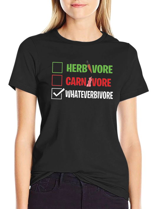 Whateverivore T-Shirt - Funny Food Choice Tee