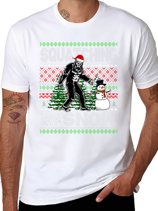 Squatching Through the Snow T-Shirt