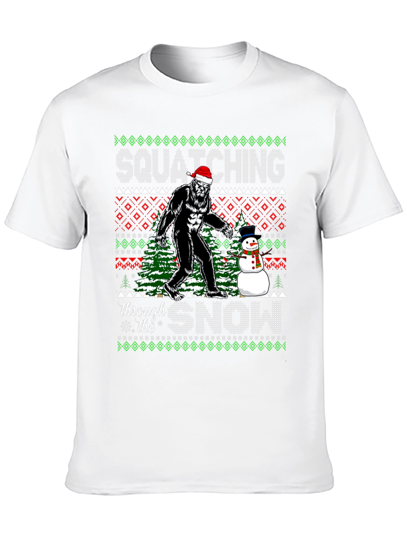 Squatching Through the Snow T-Shirt