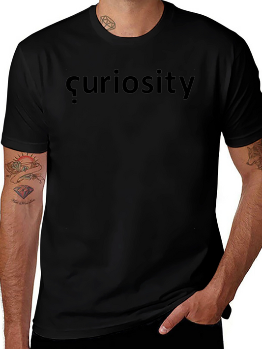 Curiosity Black T-Shirt