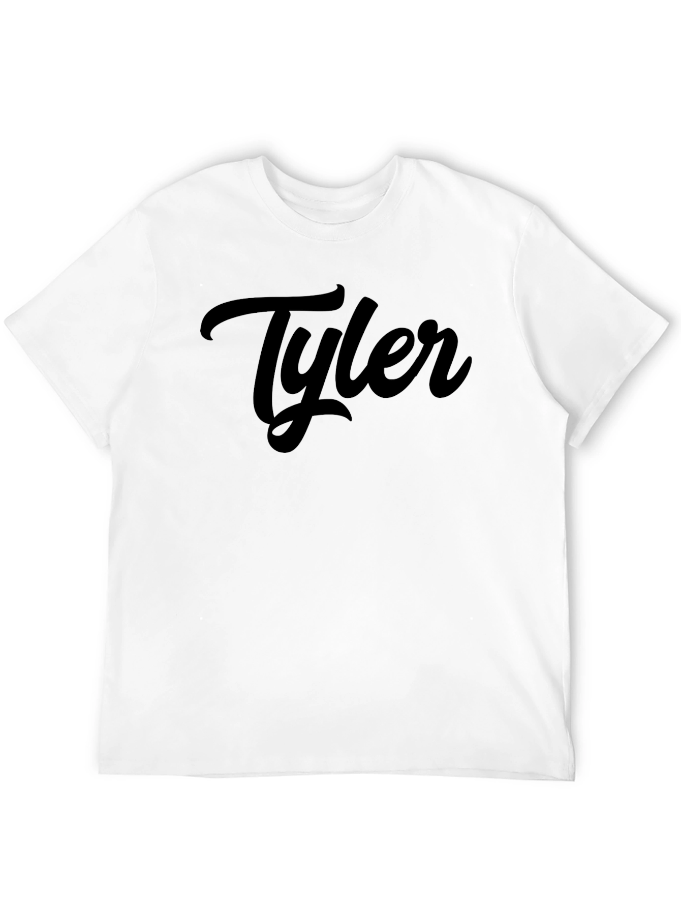 Personalized Tyler Black Graphic Tee