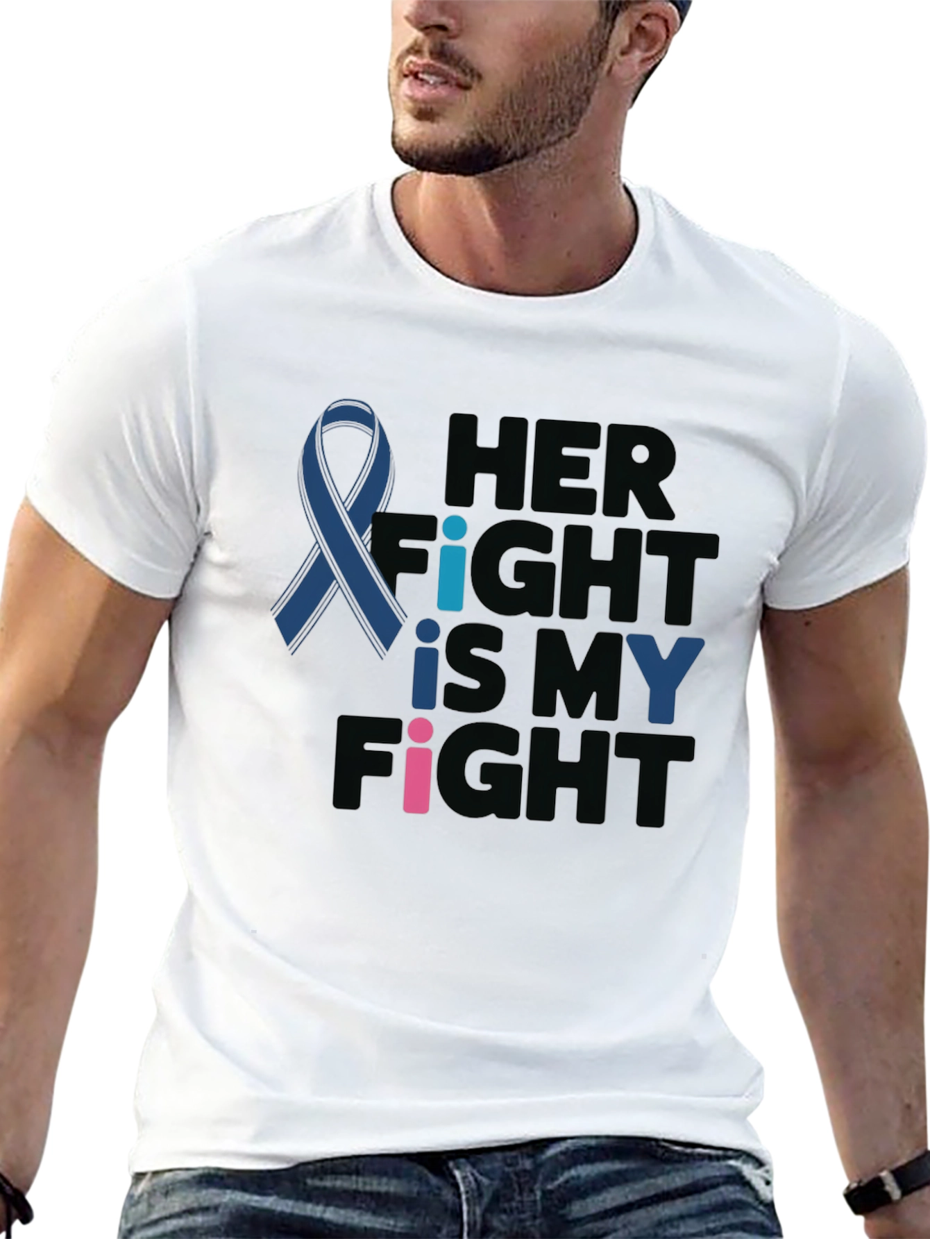 Her Fight is My Fight Ribbon T-Shirt