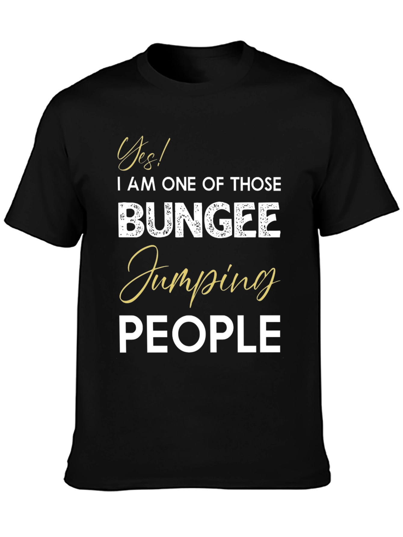 Bungee Jumping Enthusiast Graphic T-Shirt