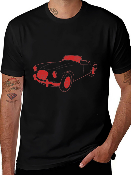 Classic Car Graphic T-Shirt - Vintage Style
