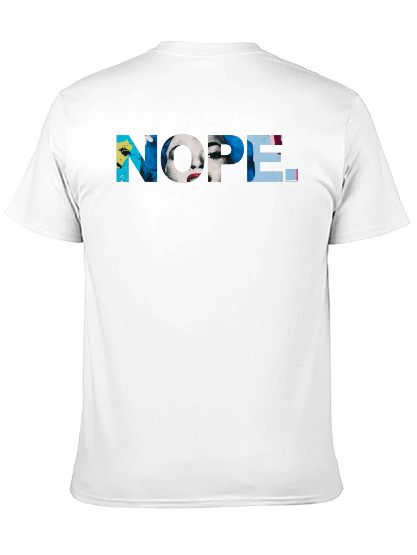 Nope T-Shirt - Graphic Print Novelty Tee