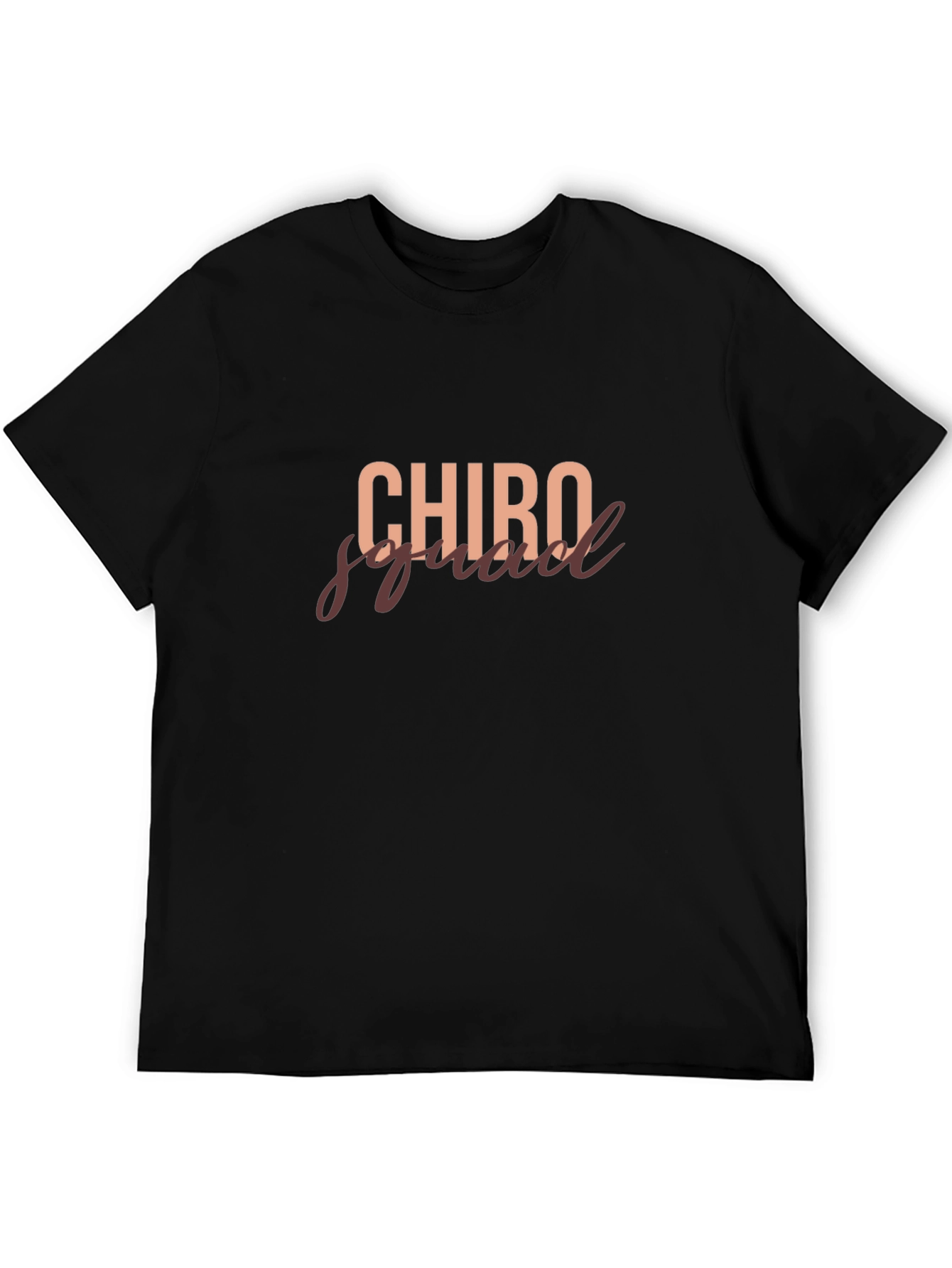 Chiro Squad T-Shirt - Black Crew Neck Tee