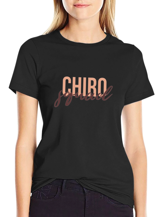 Chiro Squad T-Shirt - Black Crew Neck Tee