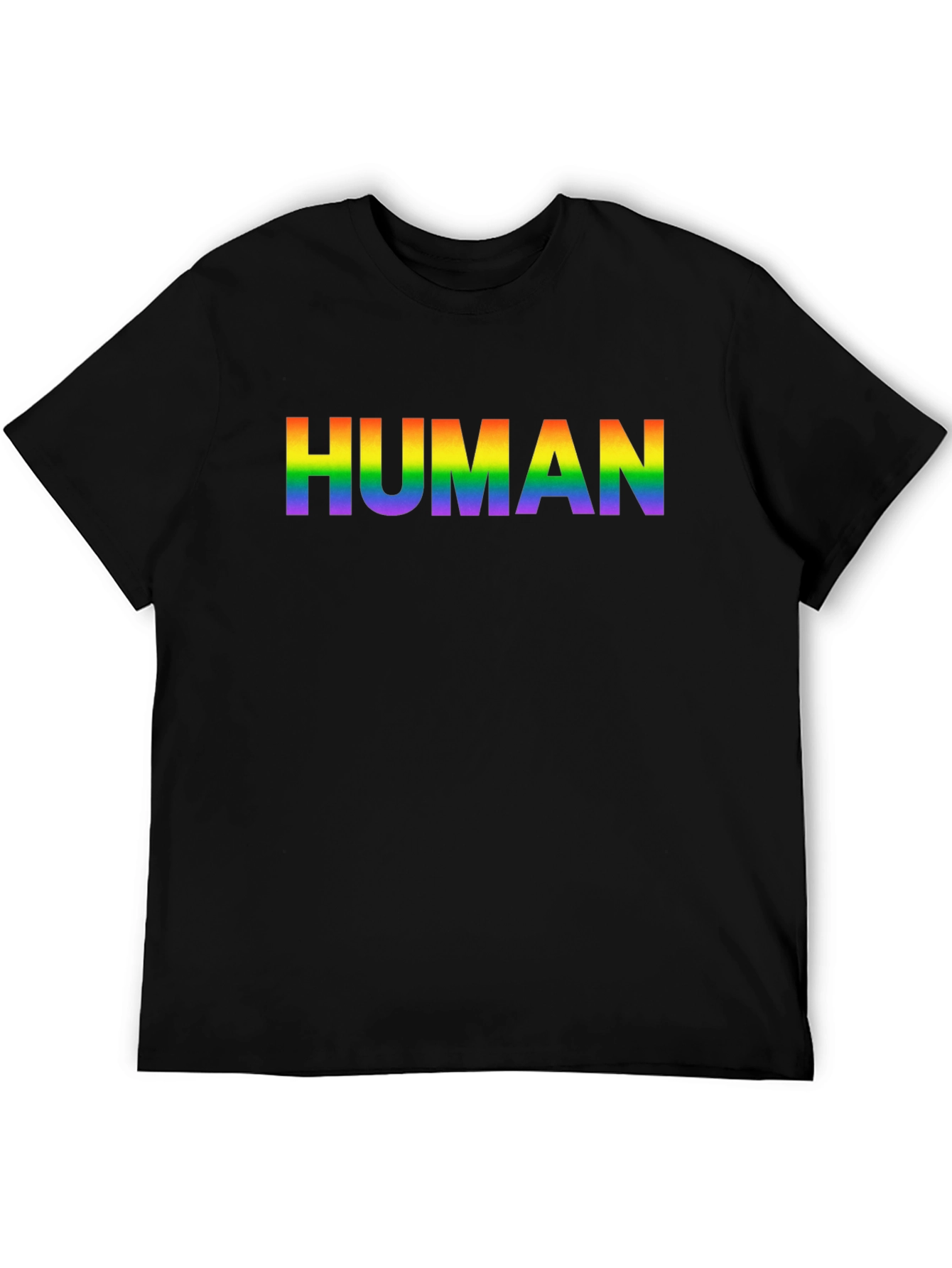 Rainbow Human Pride T-Shirt