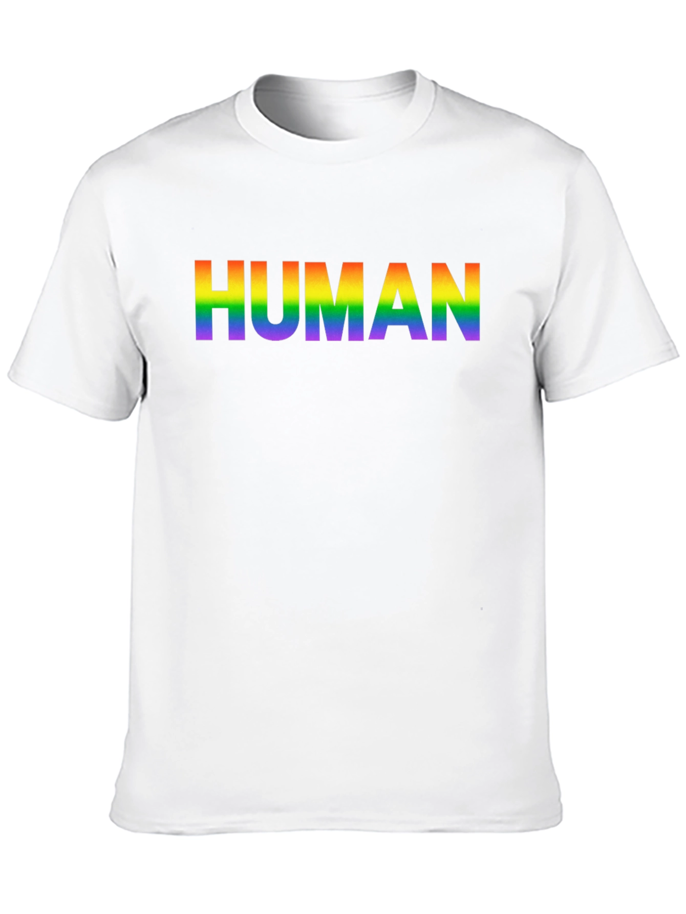 Rainbow Human Pride T-Shirt