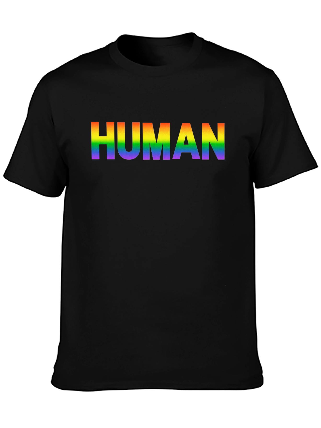 Rainbow Human Pride T-Shirt