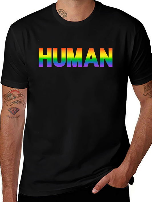 Rainbow Human Pride T-Shirt