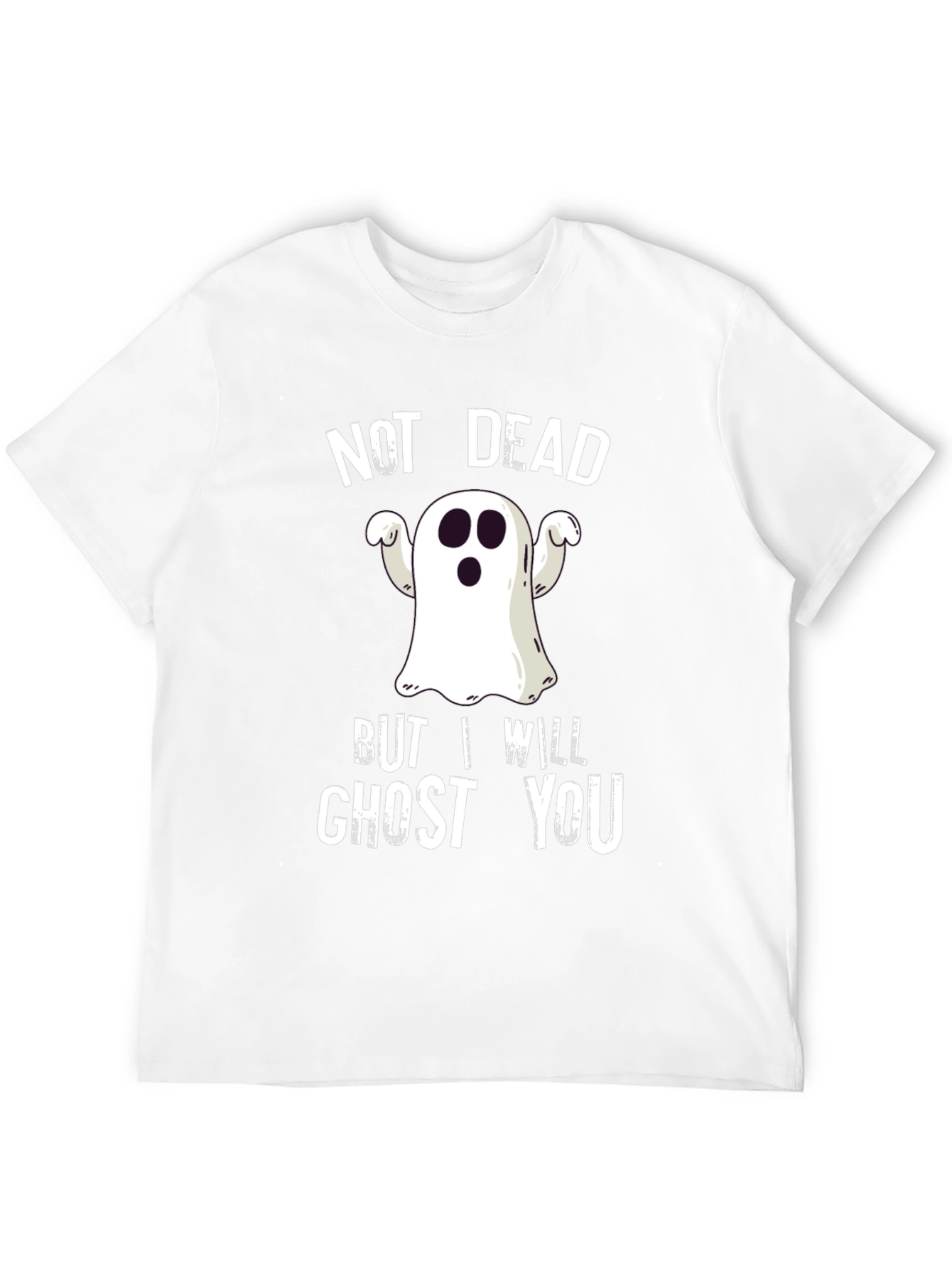 Not Dead Ghost Graphic T-Shirt