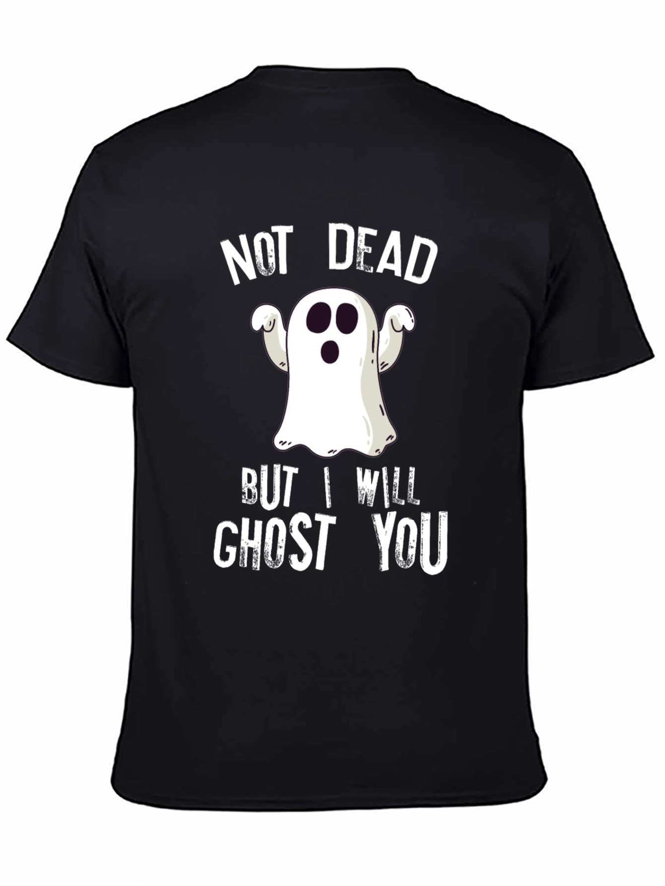 Not Dead Ghost Graphic T-Shirt