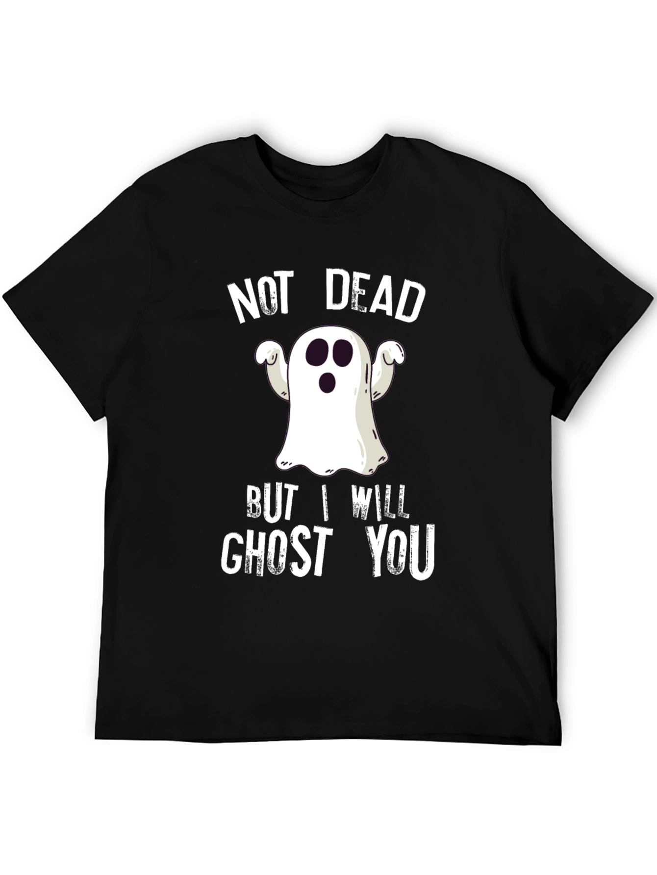 Not Dead Ghost Graphic T-Shirt