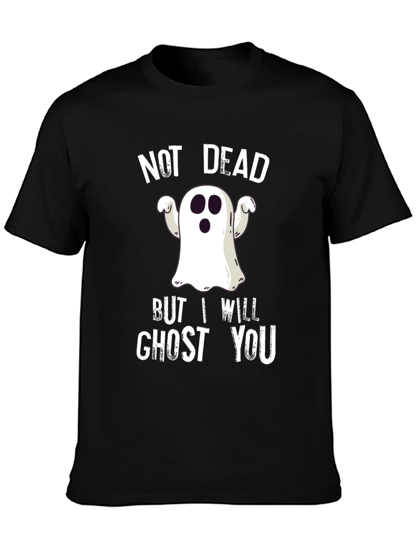 Not Dead Ghost Graphic T-Shirt