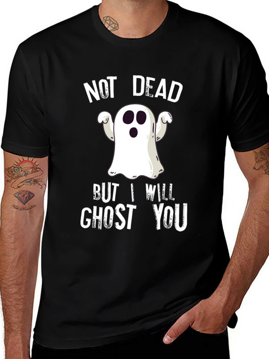 Not Dead Ghost Graphic T-Shirt