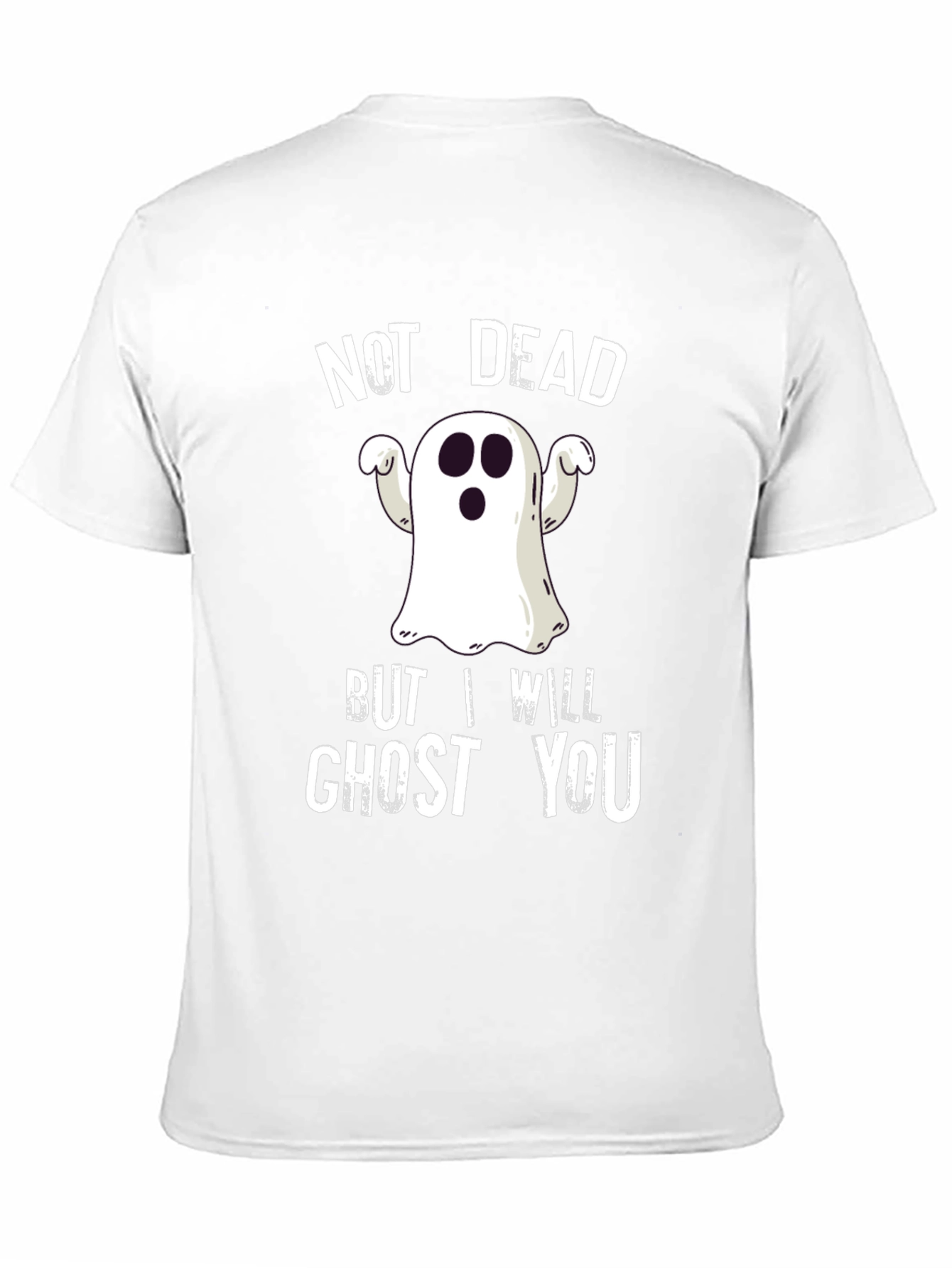Not Dead Ghost Graphic T-Shirt