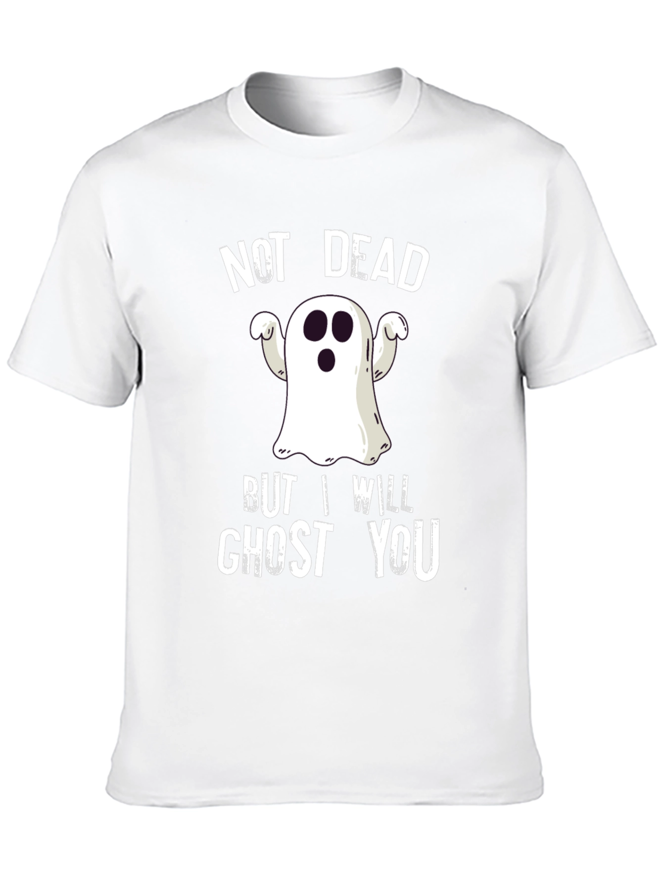 Not Dead Ghost Graphic T-Shirt