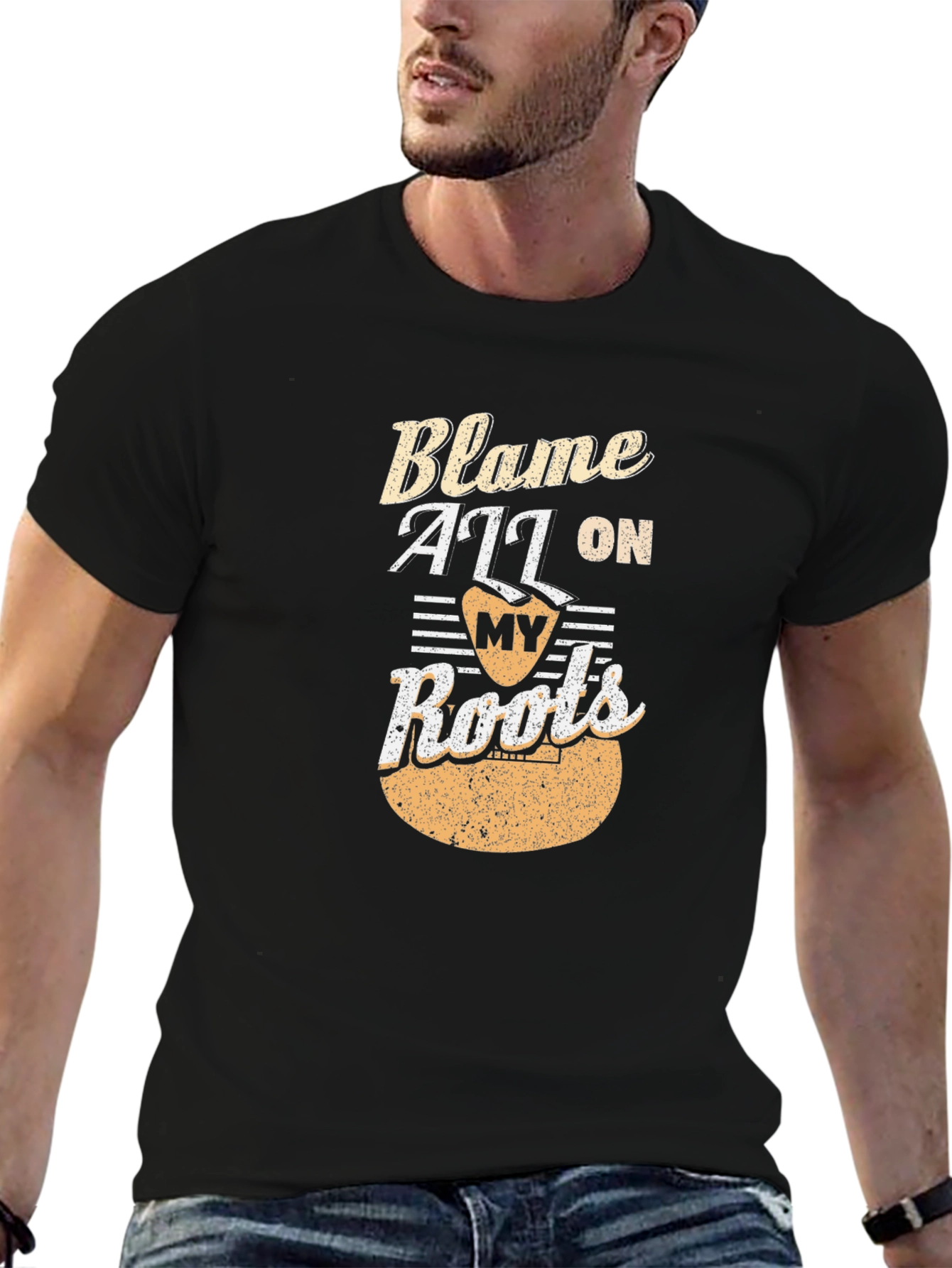 Blame All On My Roots Graphic Tee