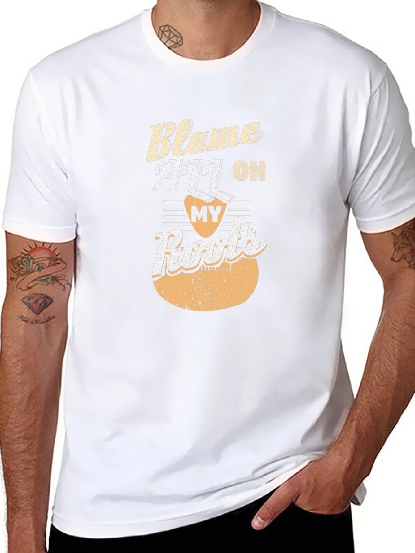 Blame All On My Roots Graphic Tee