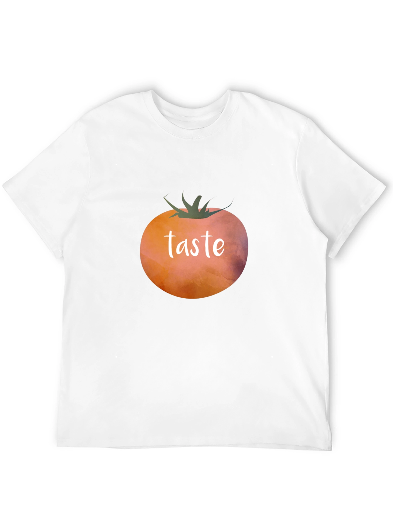 Taste Tomato Graphic Tee - Black Cotton Casual Shirt