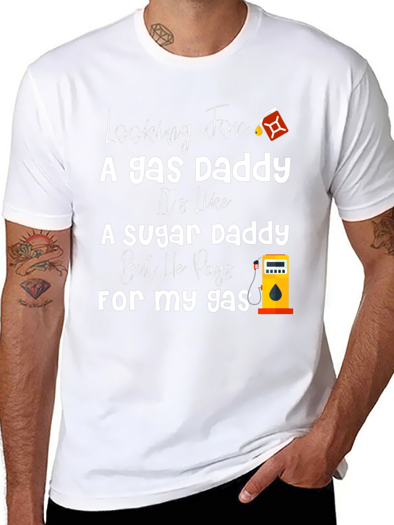 Looking For A Gas Daddy Humor T-Shirt