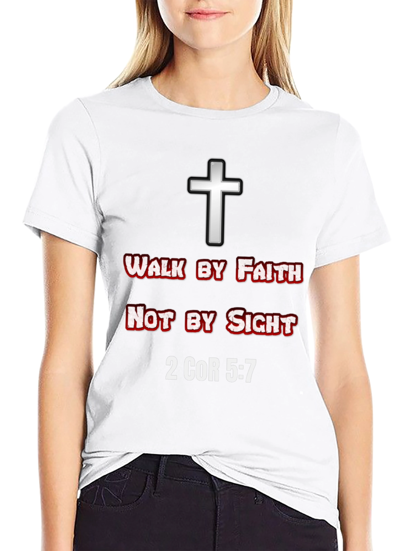 Walk by Faith T-Shirt - Christian Apparel