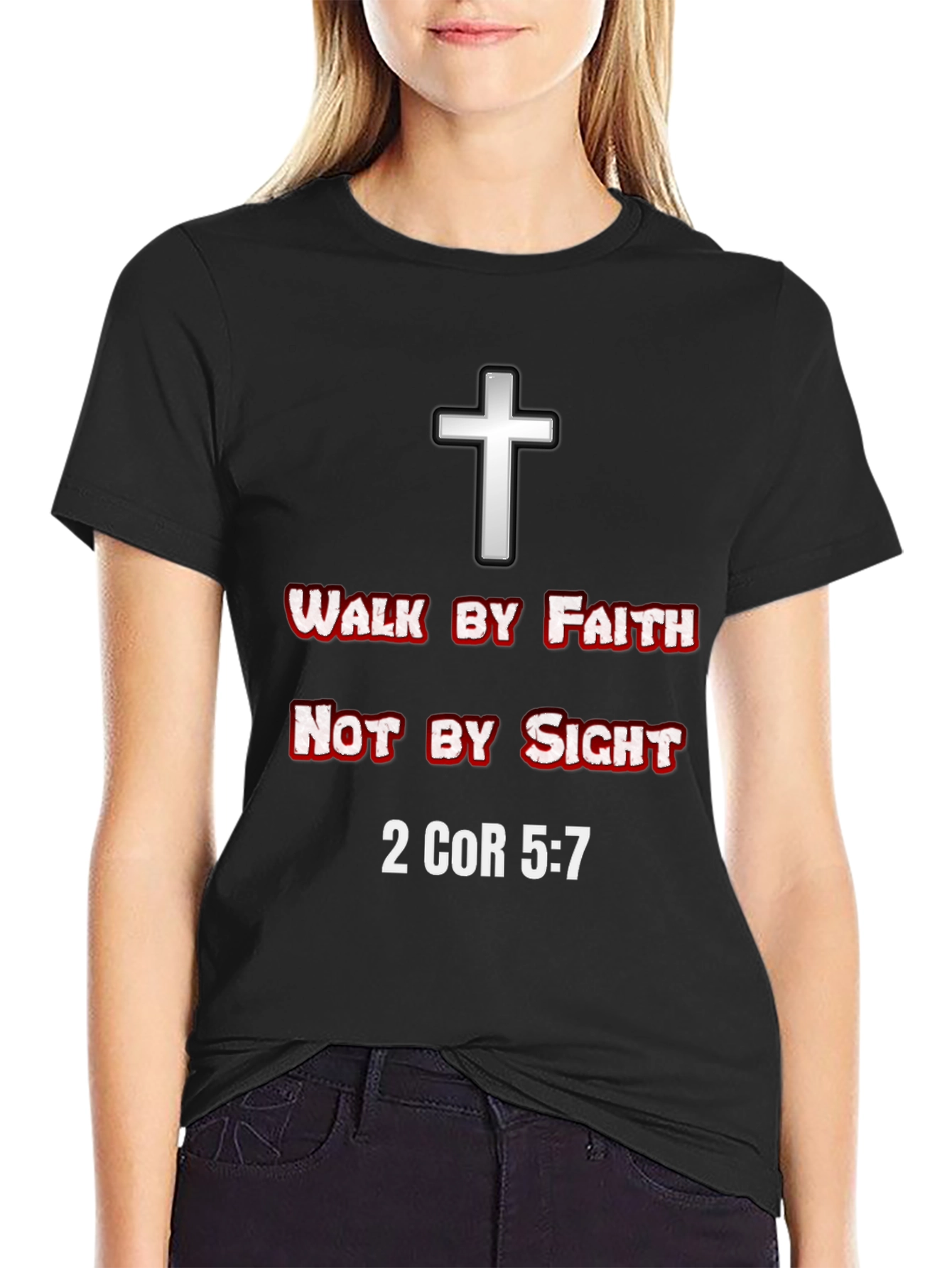 Walk by Faith T-Shirt - Christian Apparel