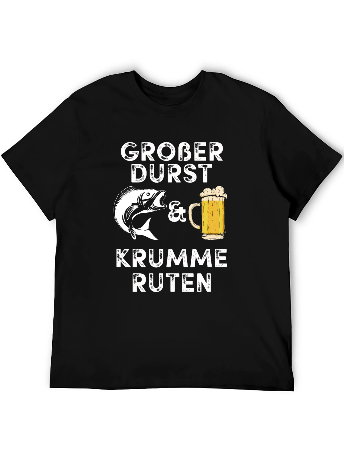Grober Durst Fishing & Beer T-Shirt