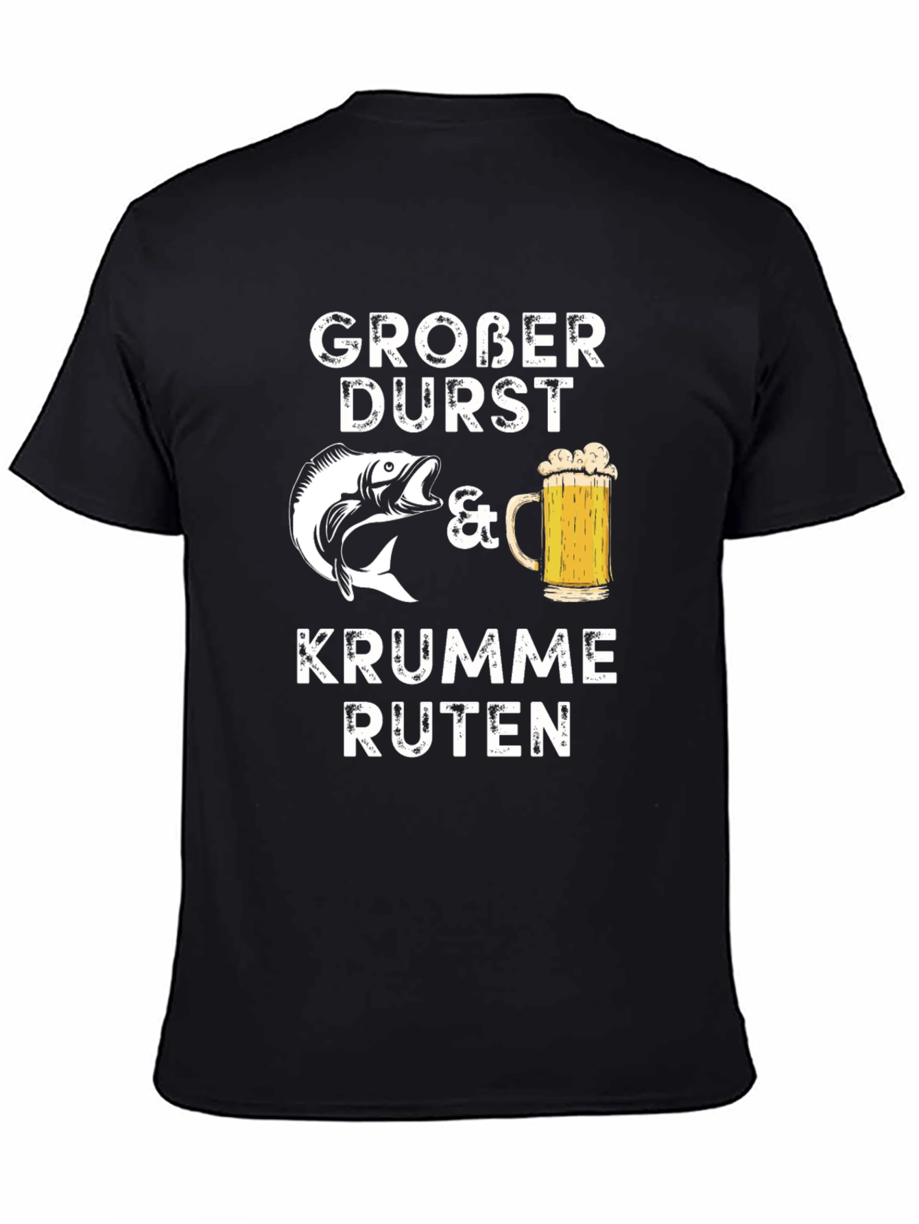 Grober Durst Fishing & Beer T-Shirt