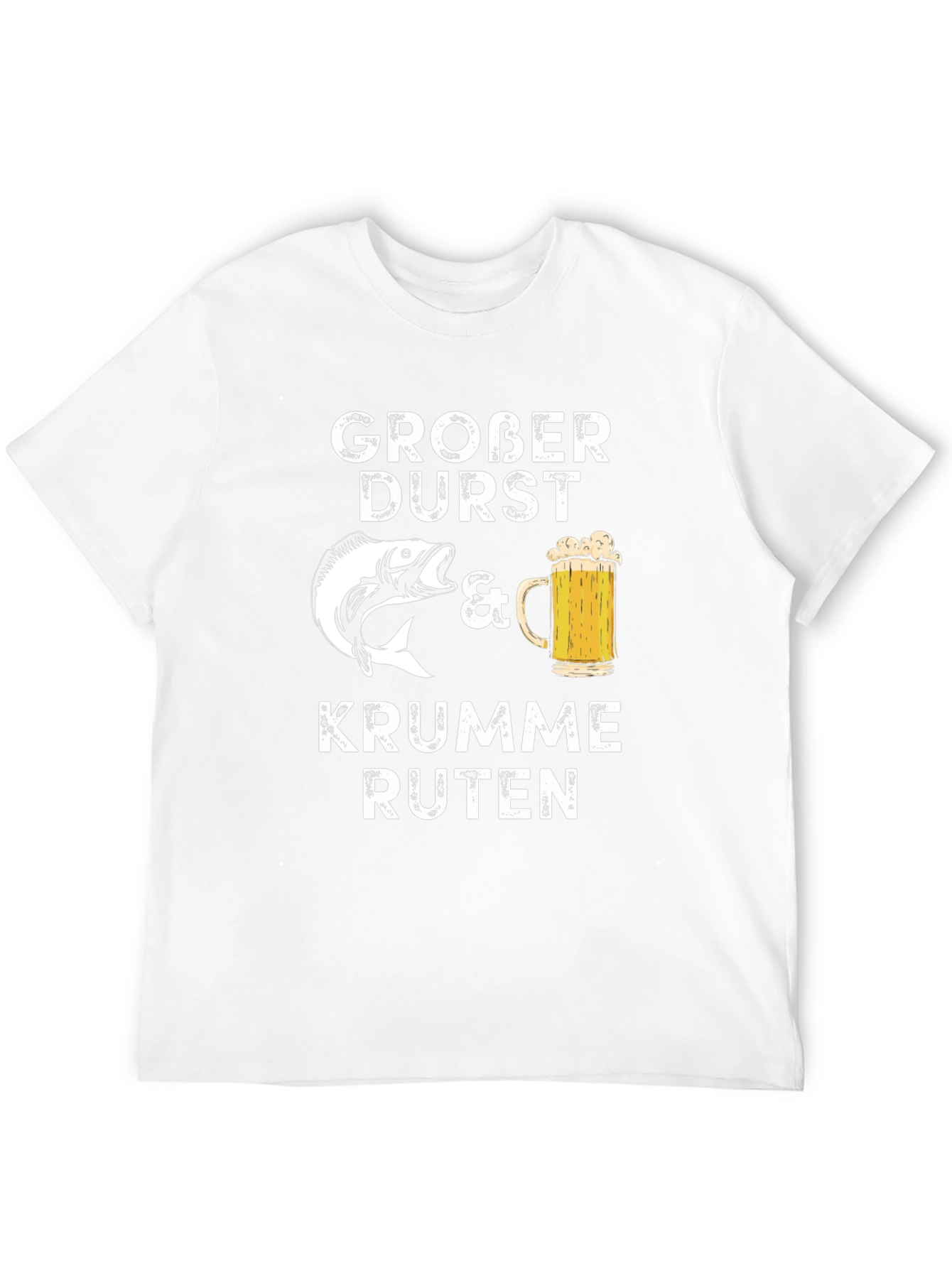 Grober Durst Fishing & Beer T-Shirt