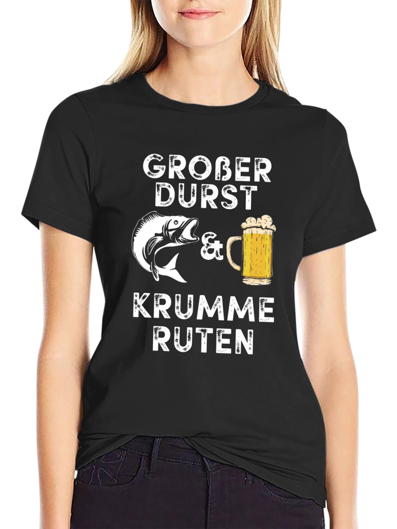 Grober Durst Fishing & Beer T-Shirt