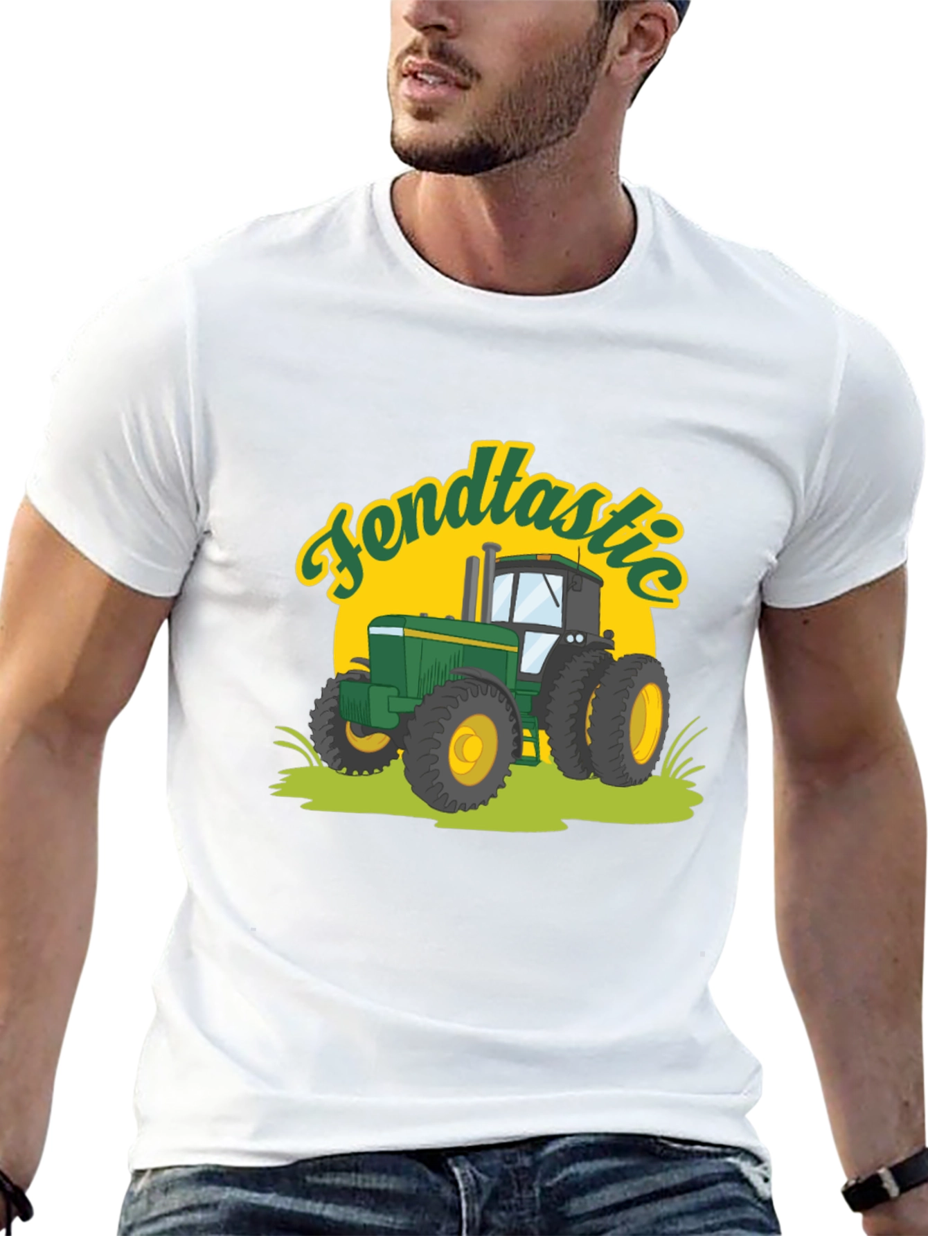 Fendtastic Tractor Graphic Tee - Black